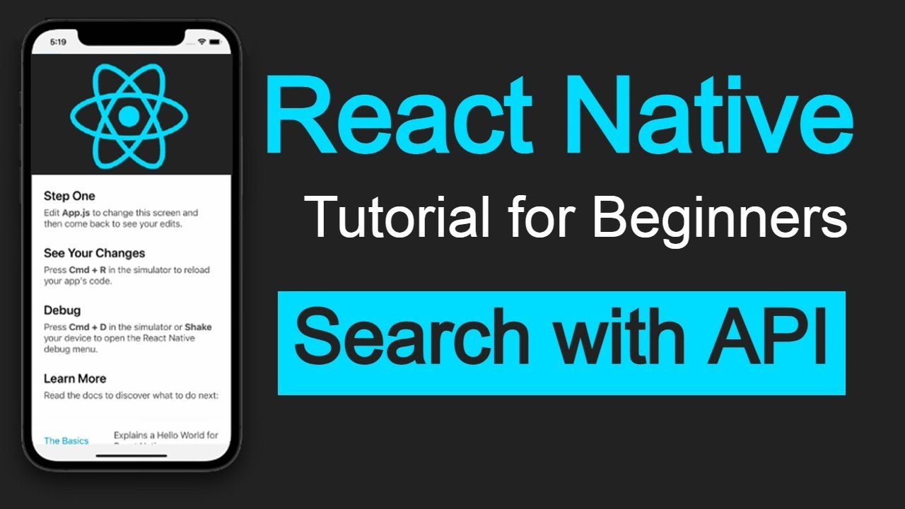 React Native Tutorial #60 Search With API - YouTube