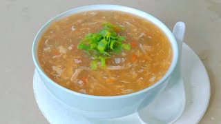 Hot and Sour Soup Recipe | How To Make Restaurant Style Hot And Sour Soup At Home