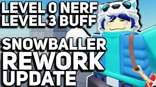 Range Nerf | Damage Buff | Snowballer Rework Update | Roblox TDS Update