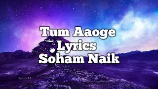 Tum Aaoge Lyrics  | Soham Naik | Aamir Ali | Sanjeeda | Anurag Saikia | Kunaal Vermaa |