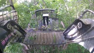 MTL XC-7 Brush Cutter on a Takeuchi TL140