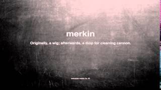 What does merkin mean