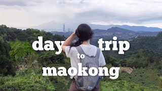 taipei day trip via maokong gondola🚡 taiwan vlog 2023