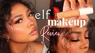 BRONZE GLOW MAKEUP TUTORIAL| elf hydrating camo concealer review!