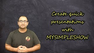 MySimpleShow Tutorial 2019 - Make a Presentation in Minutes