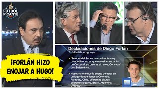 Hugo Sánchez explota contra Forlán por sugerir que Conmebol no necesita de Concacaf | Futbol Picante
