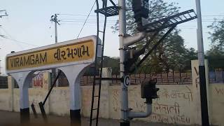 Bhavnagar express arriving Viramgam junction