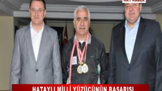 HATAYLI MİLLİ YÜZÜCÜNÜN BAŞARISI