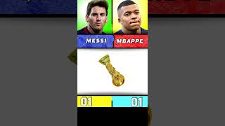 Messi vs Mbappe All Awards & Trophies  #football #shorts