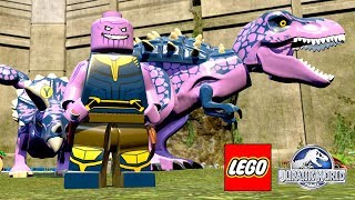 THANOS GUERRA INFINITA E SEUS DINOSSAUROS no LEGO Jurassic World Criando Dinossauros #59