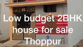 House for sale madurai Thoppur TNHB plot 1.25 Cent  2BHK House  Rate 36 lac Road Free +919942325693