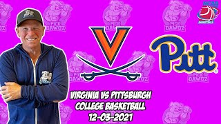 Virginia vs Pittsburgh 12/3/21 College Basketball Free Pick Free College Basketball Betting Tips