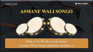 Karaoke Banjari || Asmane Wali Songo (Lirik)