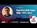 Reactive Web Apps With 100% Java | Leif Åstrand (EN)