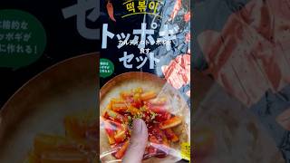 『キャンプ飯』 焚き火でトッポギを食す❗️in滝沢園キャンプ場　#ソロキャンプ #韓国料理 #カルディ