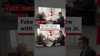 Fact check: Fake CBC interview with Galen Weston Jr.