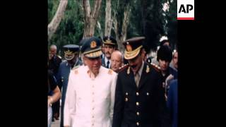 SYND 22 1 78 PRESIDENT PINOCHET OF CHILE MEETS PRESIDENT VIDELA TO DISCUSS TERRITORY CLAIMS
