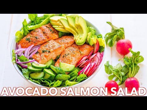 Avocado Salmon Salad Recipe Avocado Salmon Salad Recipe