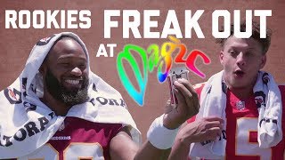 Rookies FREAK OUT At Magic! | NFL