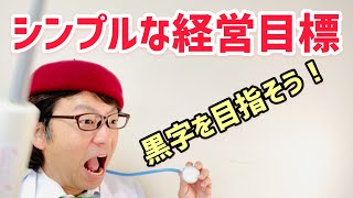 黒字化するためのシンプルな目標設定【中小企業診断士YouTuber マキノヤ先生　経営コンサルタント 牧野谷輝】#337