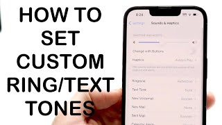 How To Set Custom Notification Sound On iPhone! (2024)