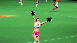 ＜2017.9.21ソフトバンク戦＞YMCAダンス(ファイターズガールの佐藤里奈さん正面バージョン)