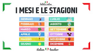 I MESI E LE STAGIONI - VOCABULARY - Italian for Beginners