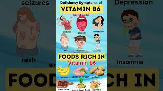 vitamin B6 deficiency signs and foods rich in it. #food #vitamin #vitaminb6