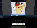 How to create Pikachu using python | Shin-Chan |Python Project | turtle #short#short