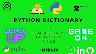 Dictionary in Python | Part - 2 | Python Tutorial for Beginners in Hindi | Python for class 11