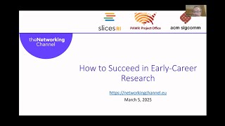 How to Succeed in Early Career Research