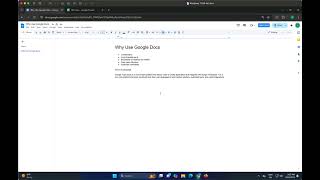 Justin explains how to navigate in Google Docs using NVDA