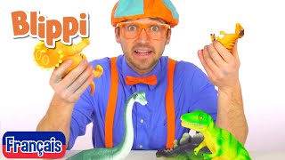 Découvrez le nom des dinosaures - Blippi en français | Vidéos éducatives pour les enfants