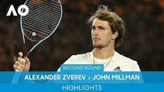 Alexander Zverev v John Millman Highlights (2R) | Australian Open 2022
