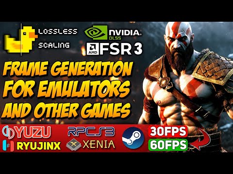 DLSS / FSR / Frame Generation in emulators and other games that don't have native support