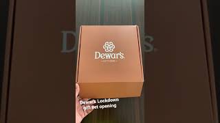 Dewar’s Lockdown Gift unpack