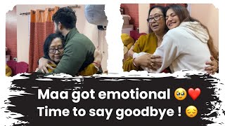 Maa got emotional 🥹❤️ Time to get back to work! 🥲