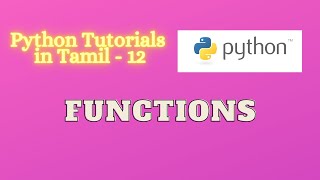 Code with Gokul | Python Programming Tutorial | Functions in Python| Python in Tamil