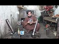 This young mechanic is amazing in repairing hydraulic cylinders
