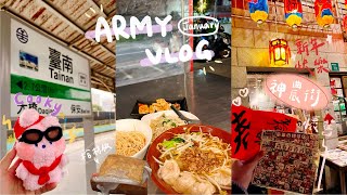 | ARMY VLOG | in Tainan 台南🧳 Day1 中西區早午餐/傳統棺材板/漁光島追夕陽/神農街探店