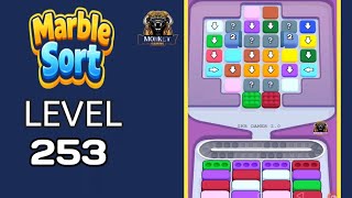 Marble Sort level 253 walkthrough solution
