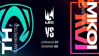 TH VS MKOI - JORNADA 7 - LEC - INVIERNO 2025 - LEAGUE OF LEGENDS