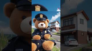 Polisi beruang yg dingin🥶 #funnyvideo #shortvideo #ai #beruang #bear