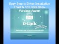 How to install D-Link DWA 131 Wireless N Nano USB Adapter Download for windows 10/8/7 #DLink #DWA131