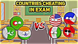 [COUNTRIES CHEATING ON EXAMS]😂💥🏫 In Nutshell || [FUNNY]🤣💩💀#countryballs #geography #mapping
