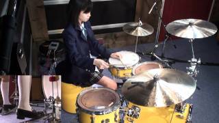 K-ON! わたしの恋はホッチキス My Love is a Stapler (Drum cover)【修正版】