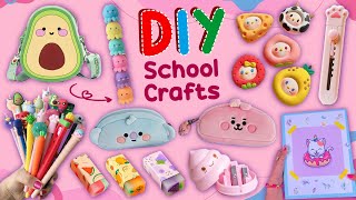 11 DIY Best School Crafts - BACK TO SCHOOL HACKS - Easy and Cute School Supplies