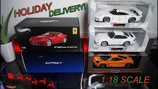 Rare 1:18 Diecast Delivery - Holiday Edition - Ferrari, Porsche, McLaren