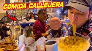 HUARIQUES de COMIDA CALLEJERA NOCTURNA en LIMA