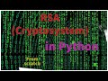 RSA (cryptosystem) in Python, from scratch